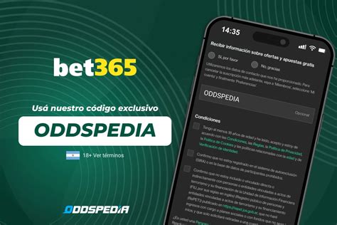 Código de Bonus Bet365 ODDSPEDIA → Bono de Bienvenida .